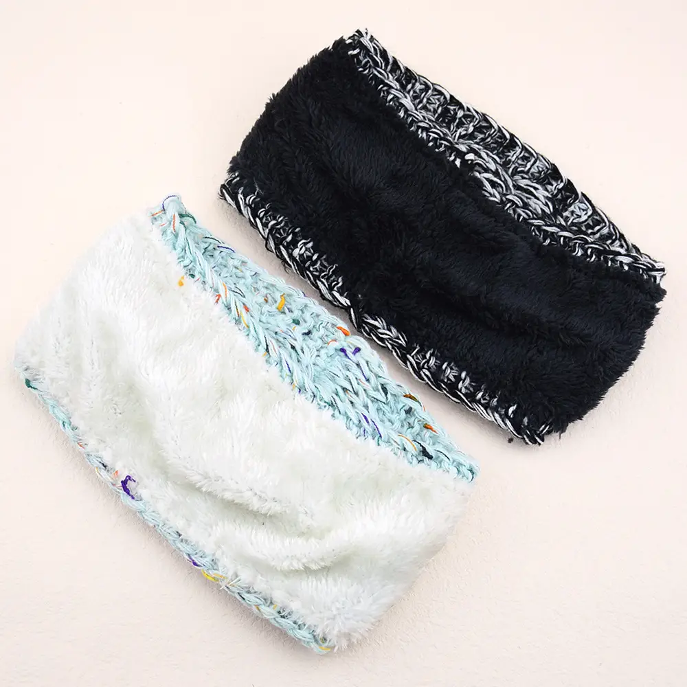 Velvet Knitted Hair Band for Women Men Autumn Winter - Image 27
