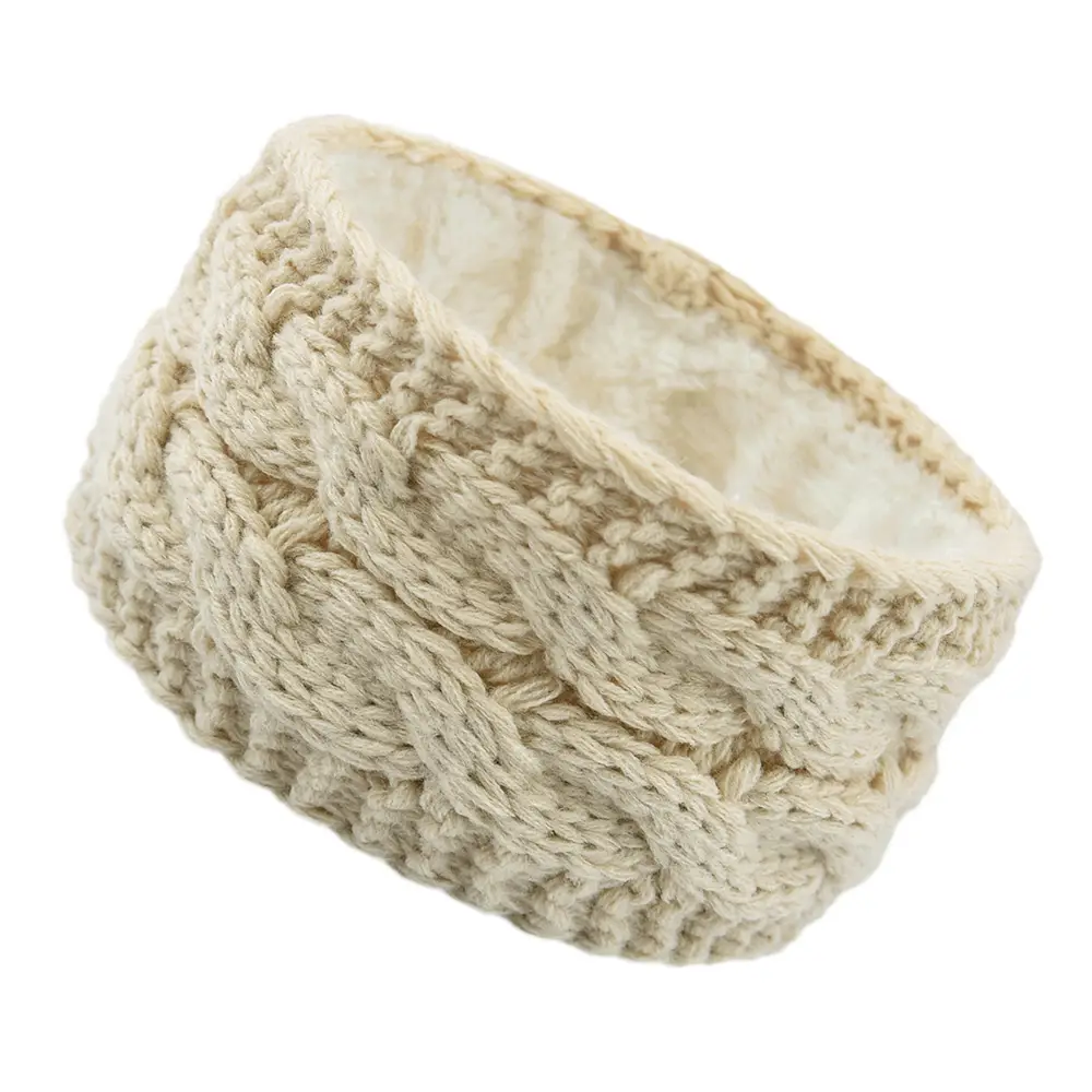 Velvet Knitted Hair Band for Women Men Autumn Winter - Image 3