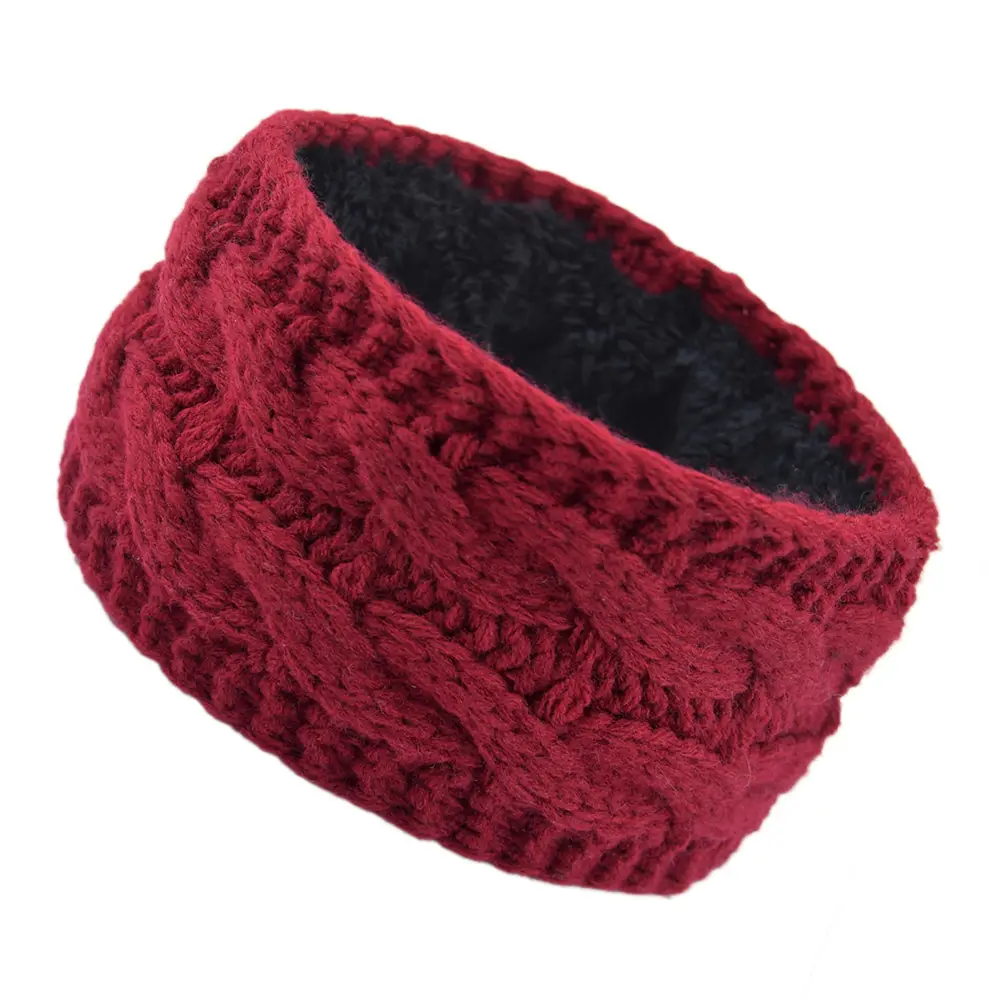 Velvet Knitted Hair Band for Women Men Autumn Winter - Image 5