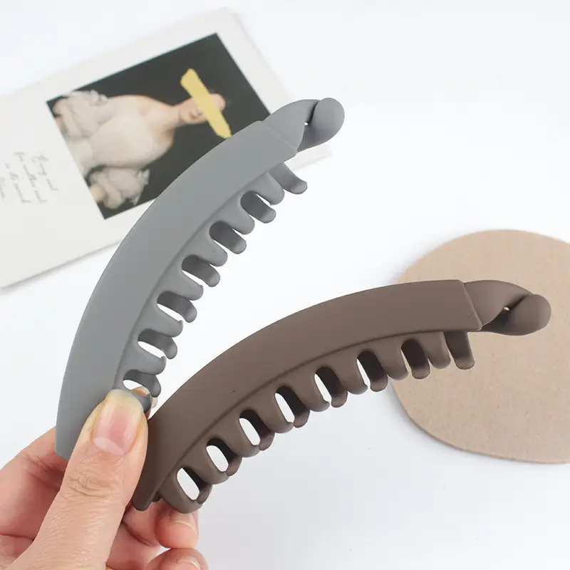 Frosted Hair Clip Multi-clip Non-slip Ponda Tail Vertical Clip Women's Grab Clip - Image 12