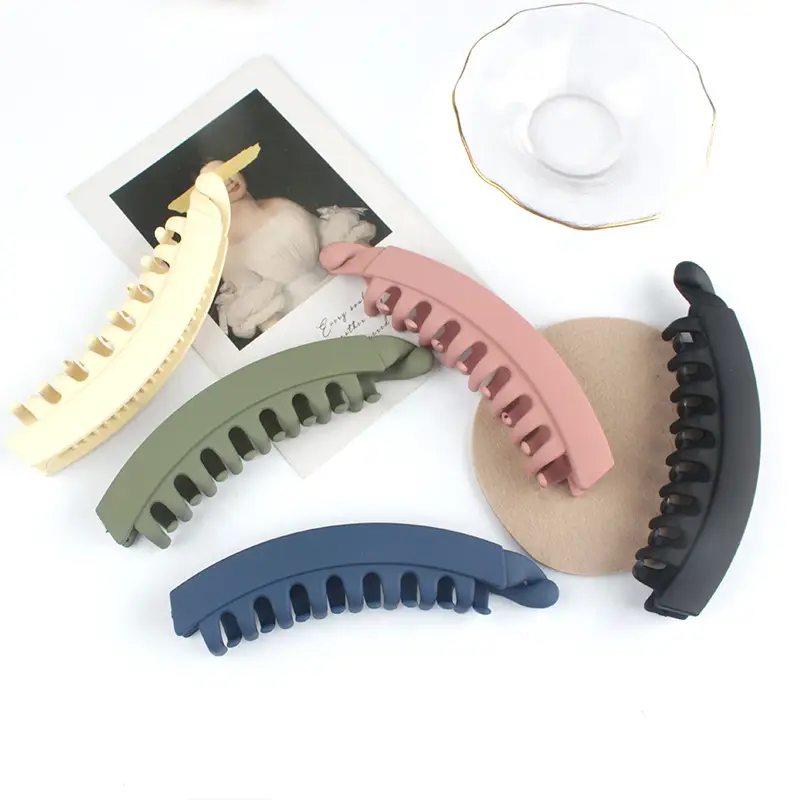Frosted Hair Clip Multi-clip Non-slip Ponda Tail Vertical Clip Women's Grab Clip - Image 13