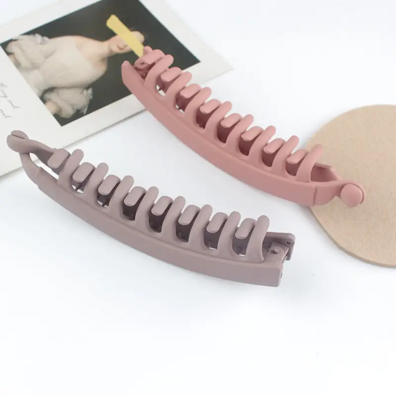 Frosted Hair Clip Multi-clip Non-slip Ponda Tail Vertical Clip Women's Grab Clip - Image 14