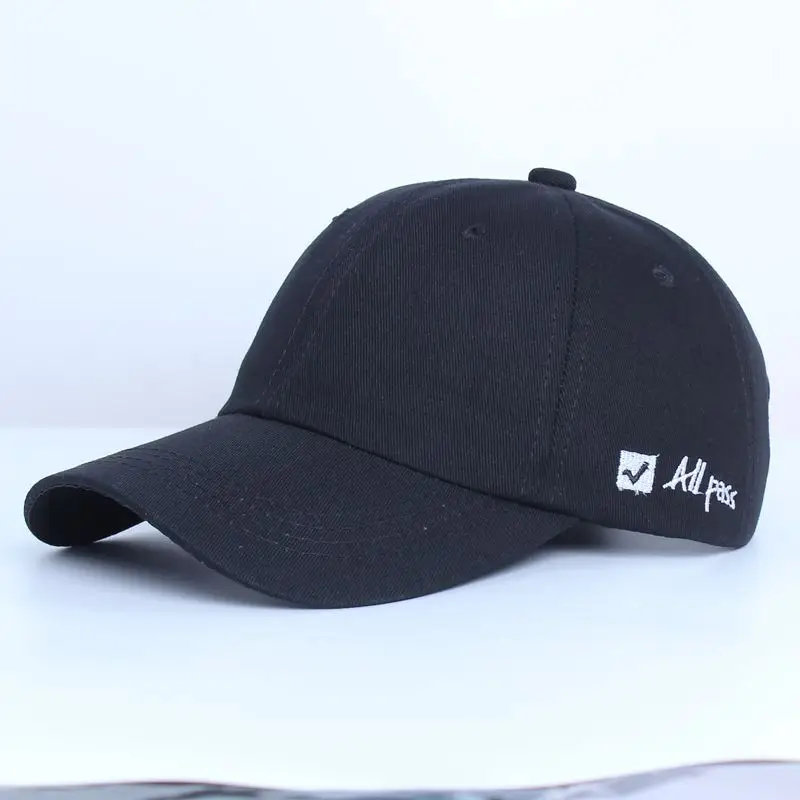 Korean Style Black Baseball Cap for Men Women - Image 11