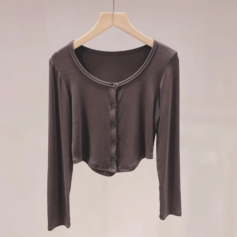 White Long Sleeve Cardigan for Women - Image 4