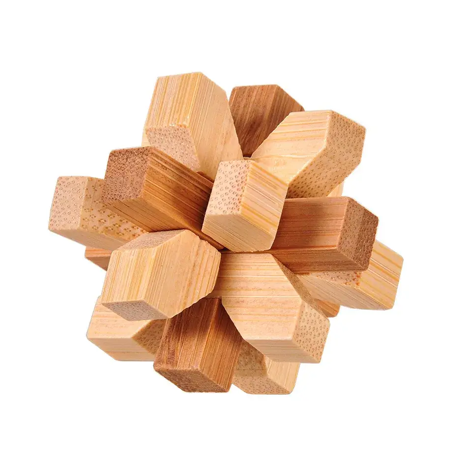 Bamboo Lock for Kids Stress Relief Toy - Image 2