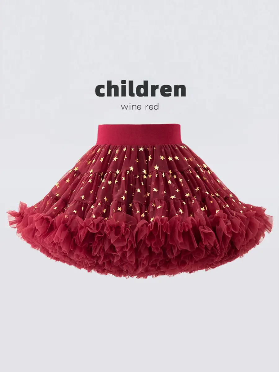 Girls' Green Knitted Tutu Dress with Red Hat - Image 23