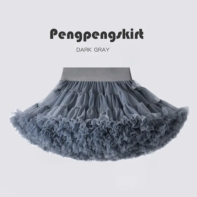 Girls' Green Knitted Tutu Dress with Red Hat - Image 12