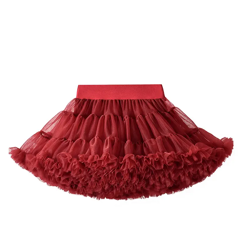 Girls' Green Knitted Tutu Dress with Red Hat - Image 13