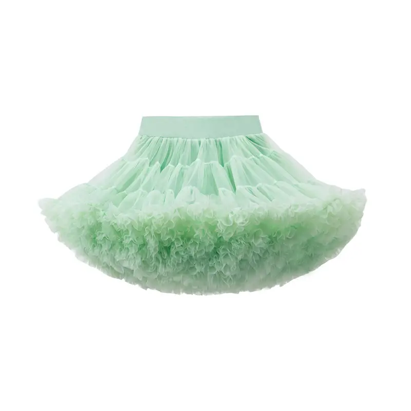 Girls' Green Knitted Tutu Dress with Red Hat - Image 17