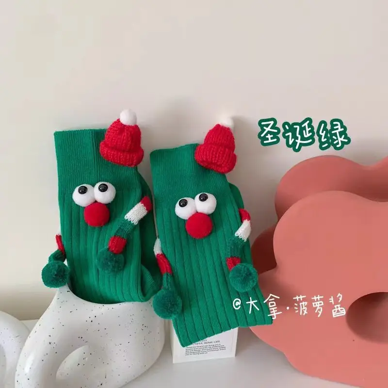Girls' Green Knitted Tutu Dress with Red Hat - Image 21
