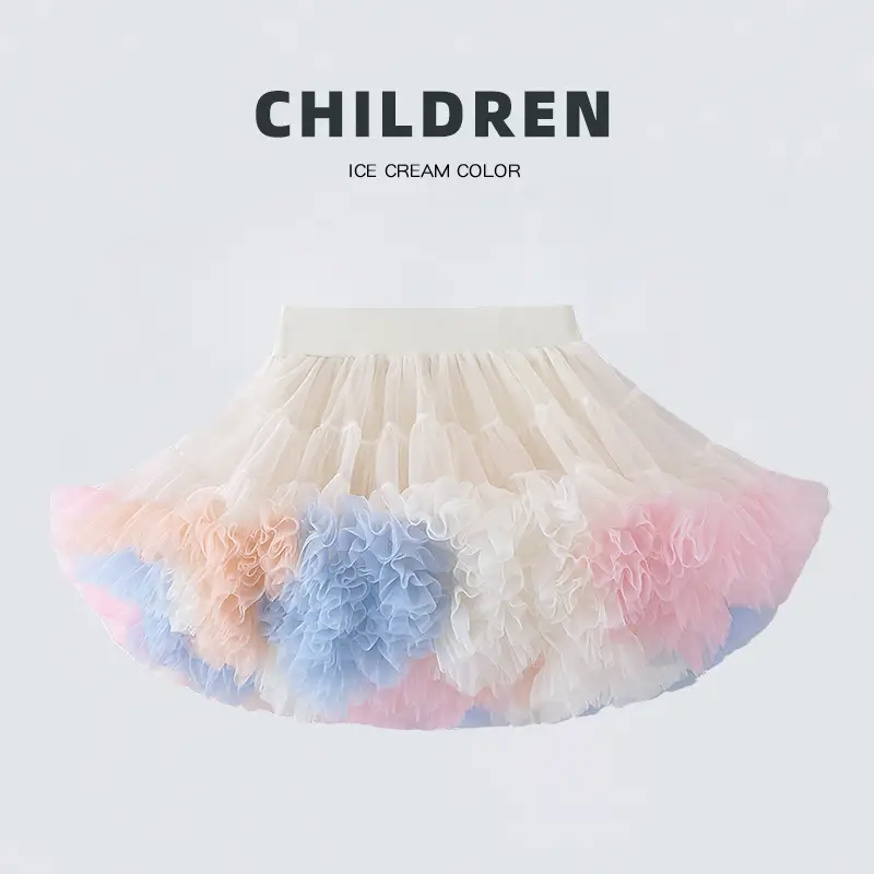 Girls' Green Knitted Tutu Dress with Red Hat - Image 7