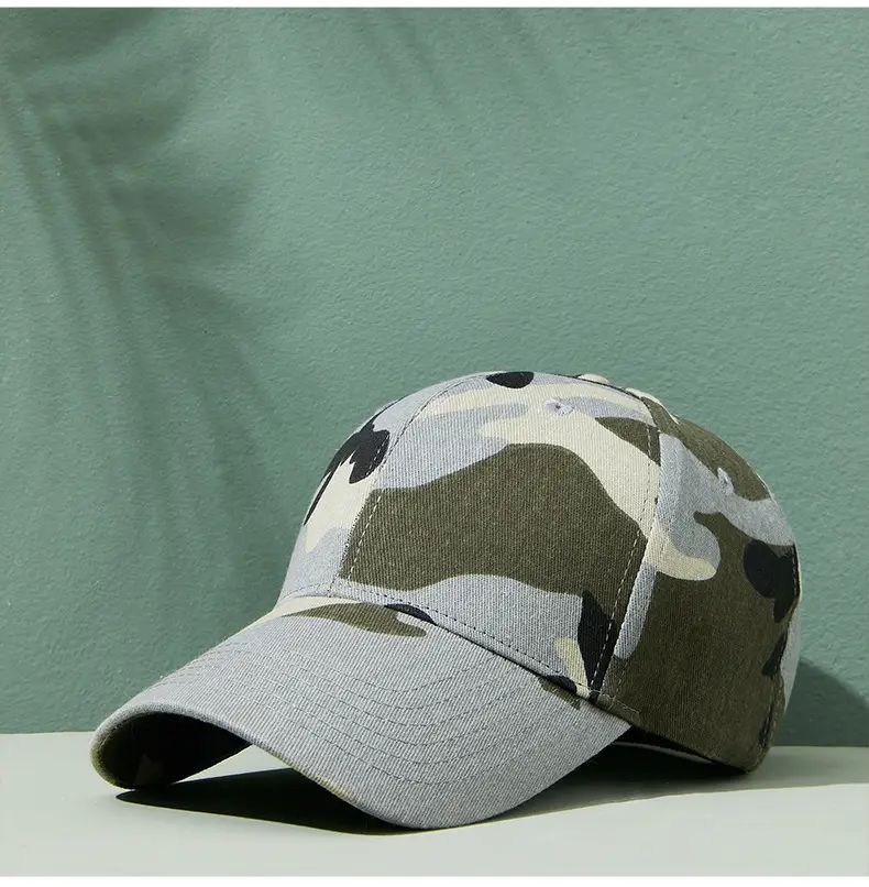 Men's Camo Adjustable Baseball Cap Sun Protection — feature 12