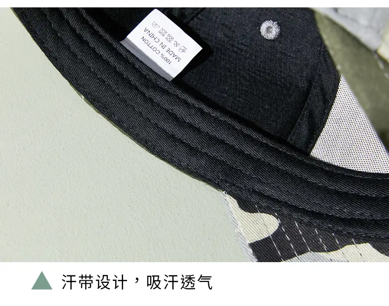 Men's Camo Adjustable Baseball Cap Sun Protection — feature 22
