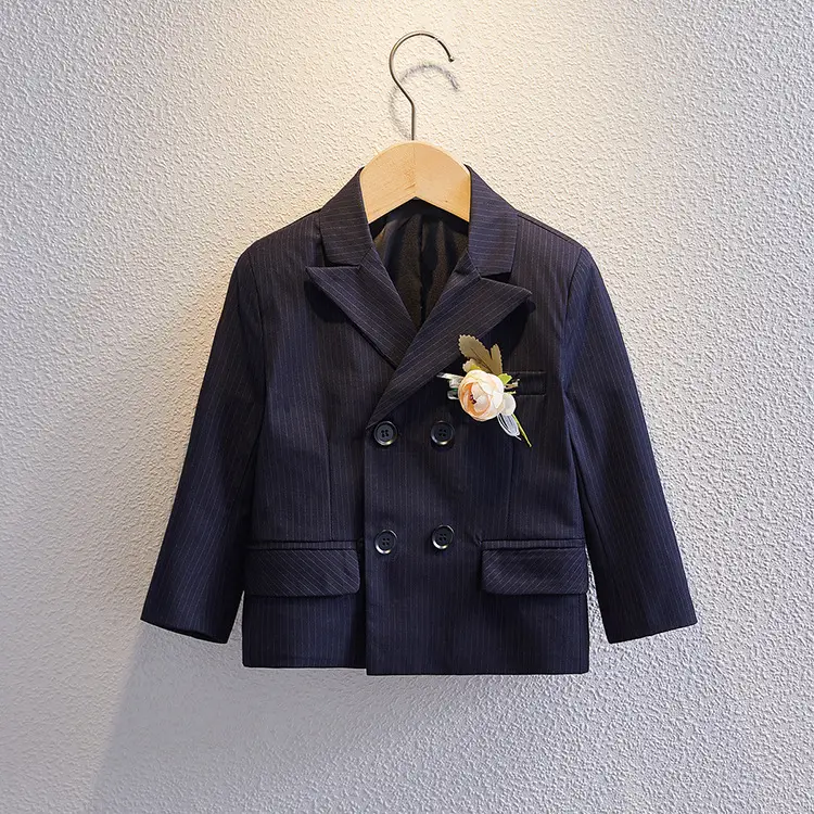 Boys Suit Three-Piece Set Spring Autumn British Style