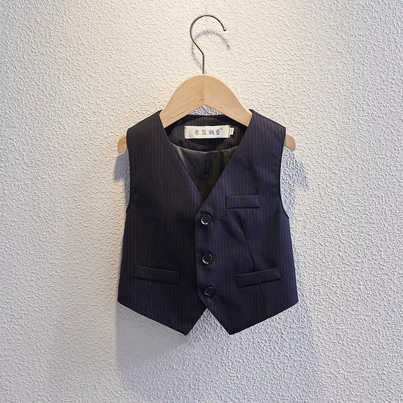 Boys Suit Three-Piece Set Spring Autumn British Style