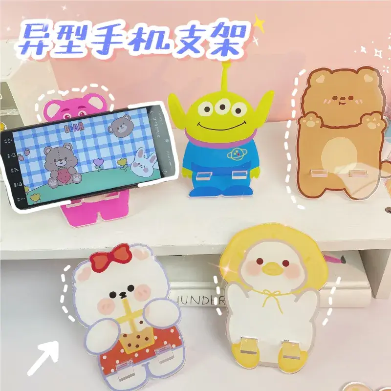 Cute Bear Cartoon Phone Holder Rack - Image 29