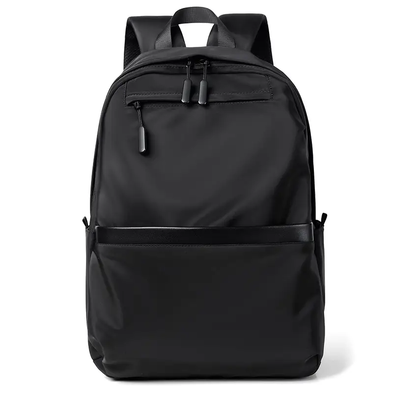 Men's Navy Blue Business Backpack Large Capacity Computer Bag - Image 2