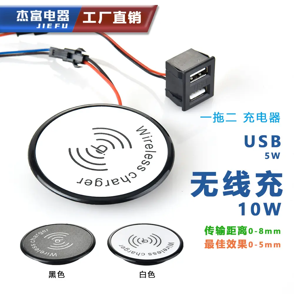 10W Wireless Desk Lamp with Fast Charging