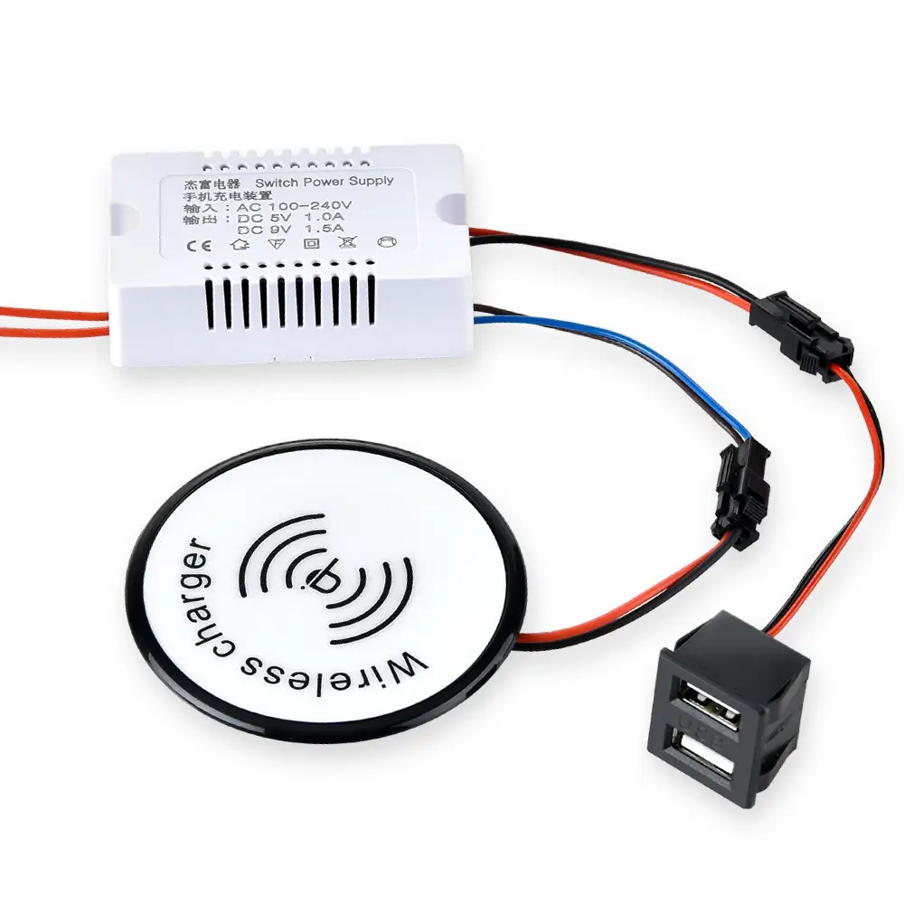 10W Wireless Desk Lamp with Fast Charging