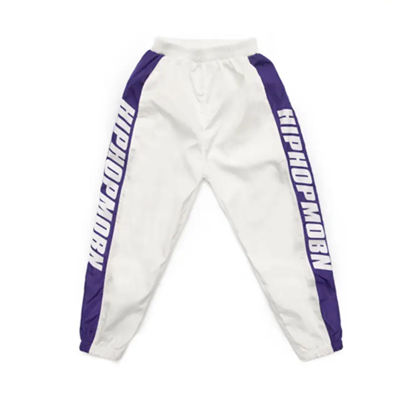 Children's Black White Checkered Cotton Pants - Image 3