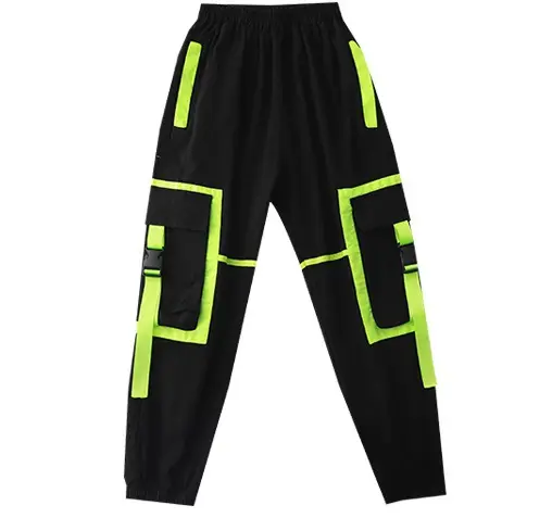 Children's Black White Checkered Cotton Pants - Image 14