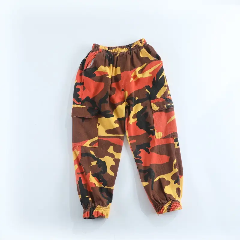 Children's Black White Checkered Cotton Pants - Image 2