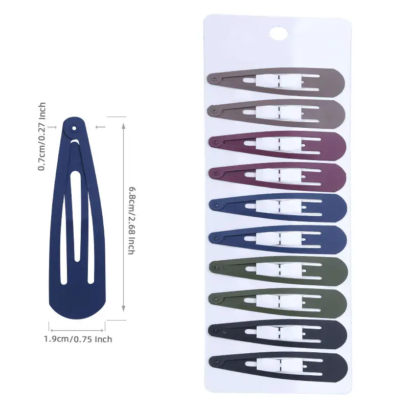 7CM Drop Shaped Hair Clip for Girls - Image 5