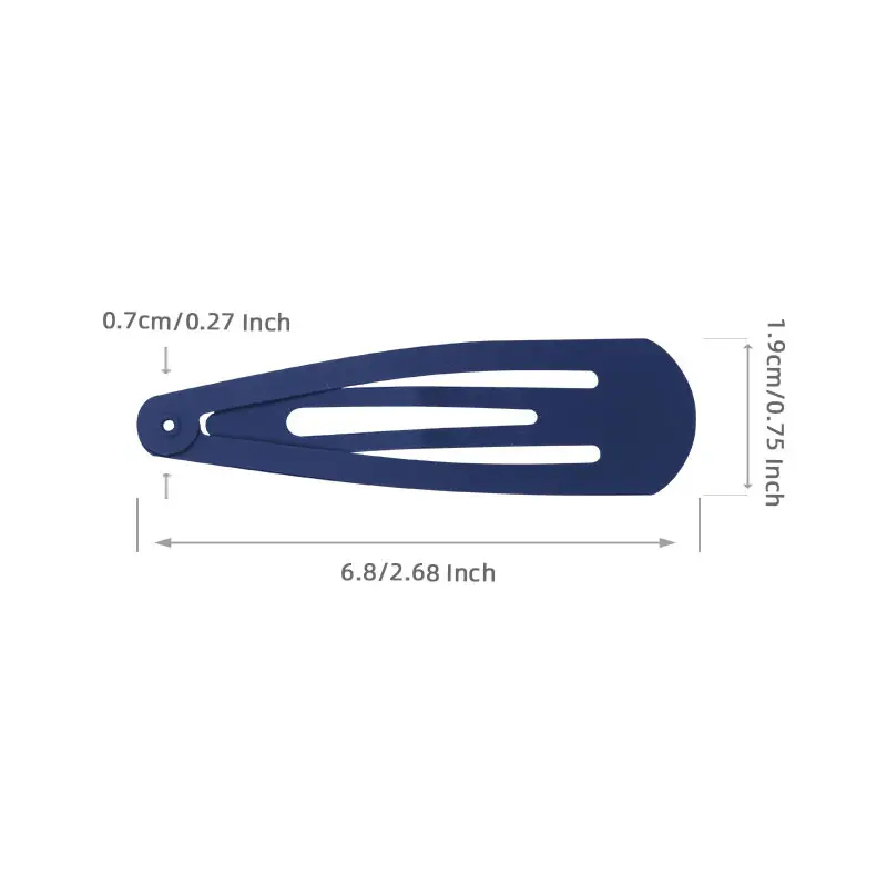 7CM Drop Shaped Hair Clip for Girls - Image 7