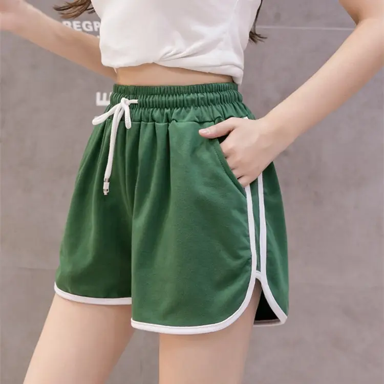 Women Green Drawstring Shorts Summer 2025 - Image 9