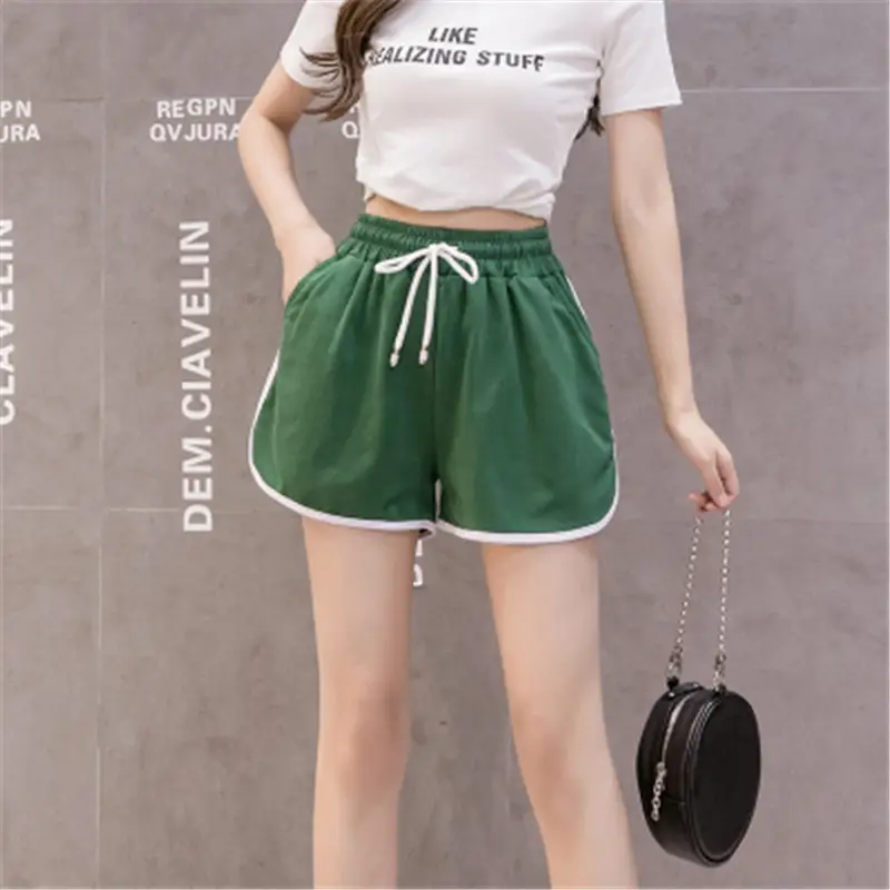 Women Green Drawstring Shorts Summer 2025 - Image 6