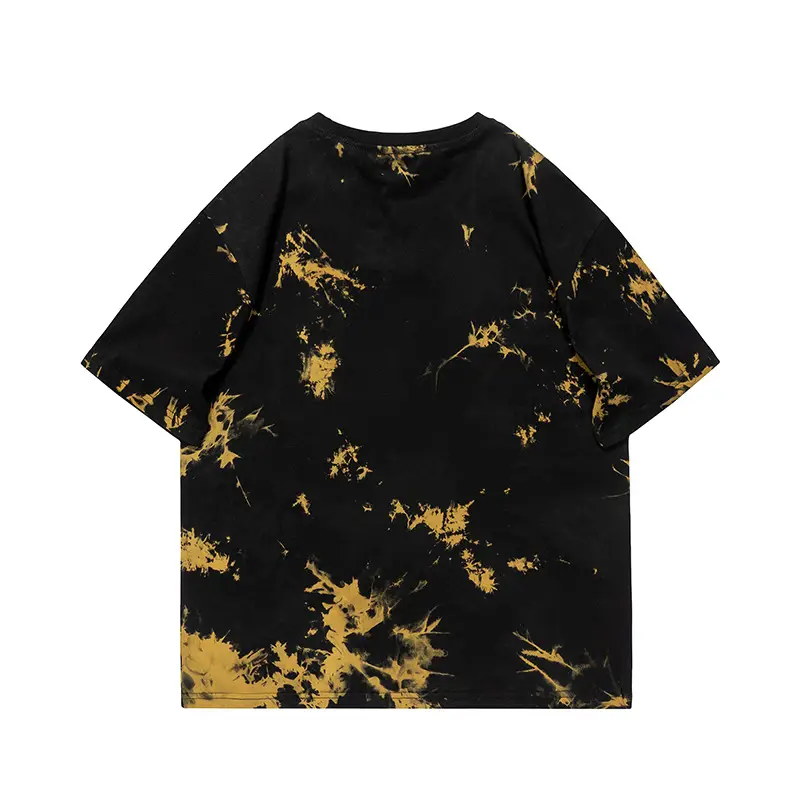 2025 Green Tie-Dye Cotton T-Shirt for Men - Image 10
