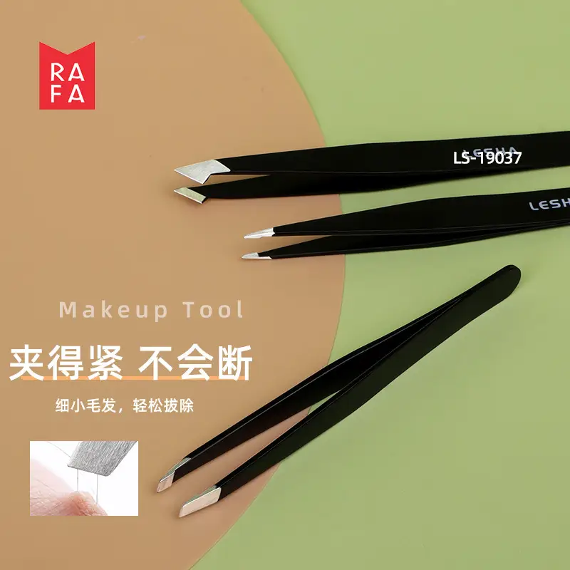 Stainless Steel Eyebrow Clip & Plucking Tools Set - Image 4