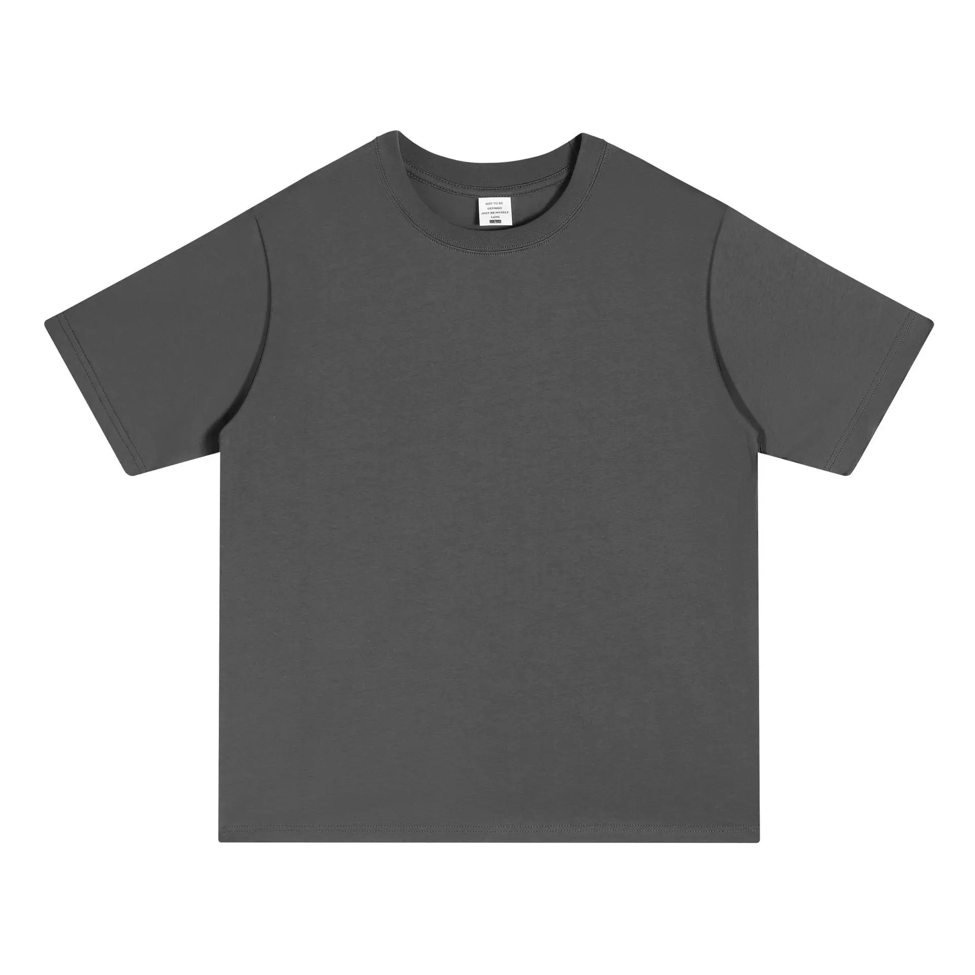 Men White Cotton T-Shirt 250g Short Sleeve