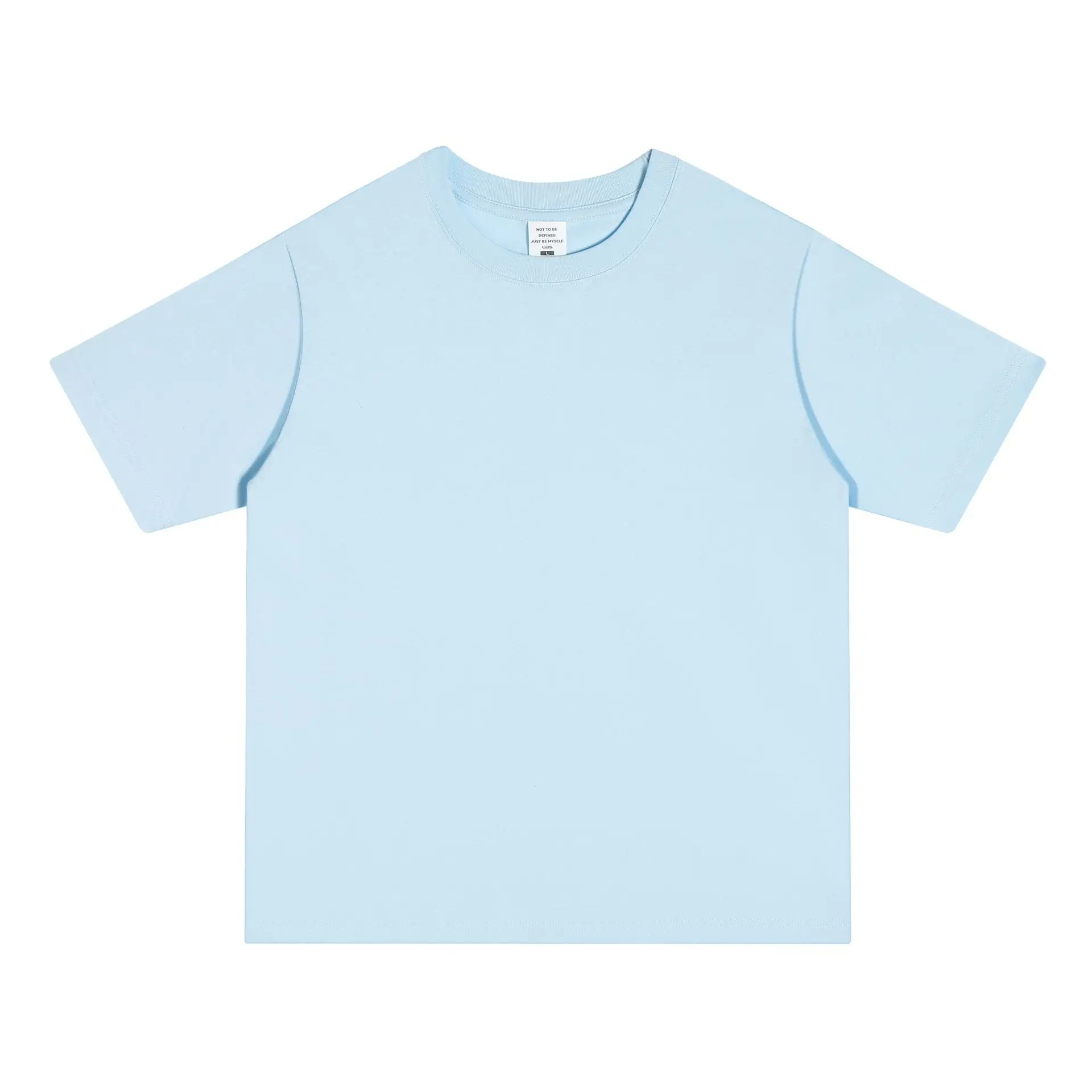 Men White Cotton T-Shirt 250g Short Sleeve
