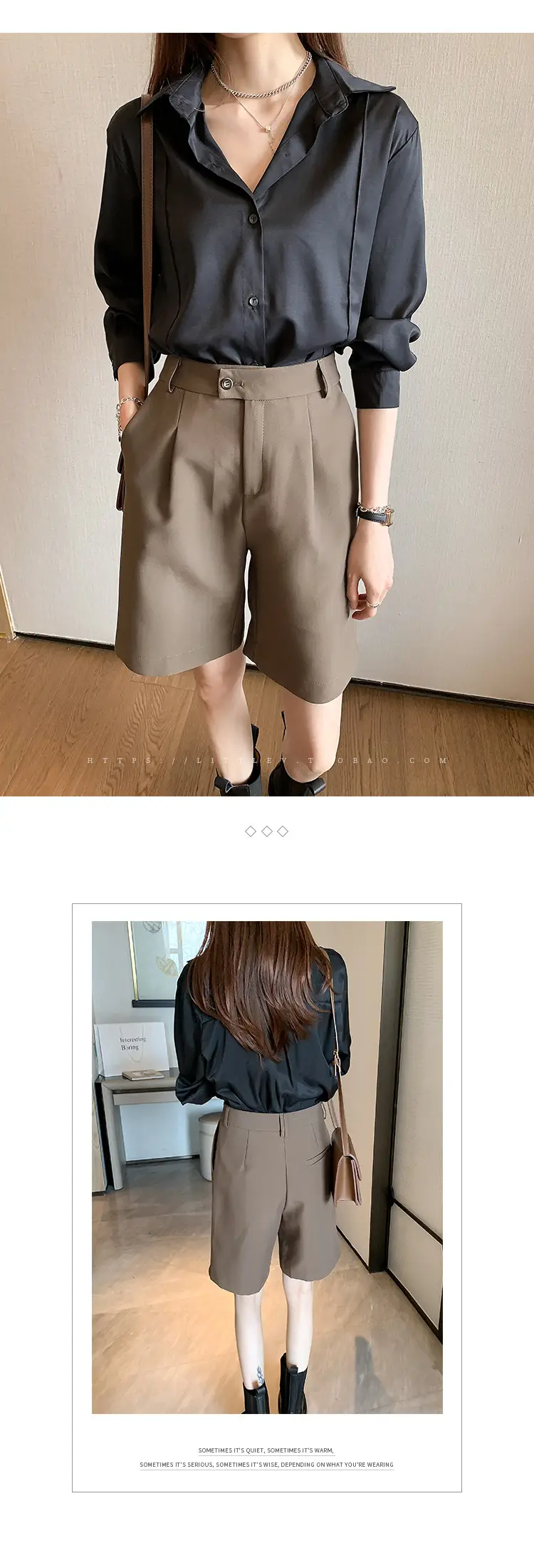 Women 2024 New Design Long Sleeve Shirt Beige — feature 20