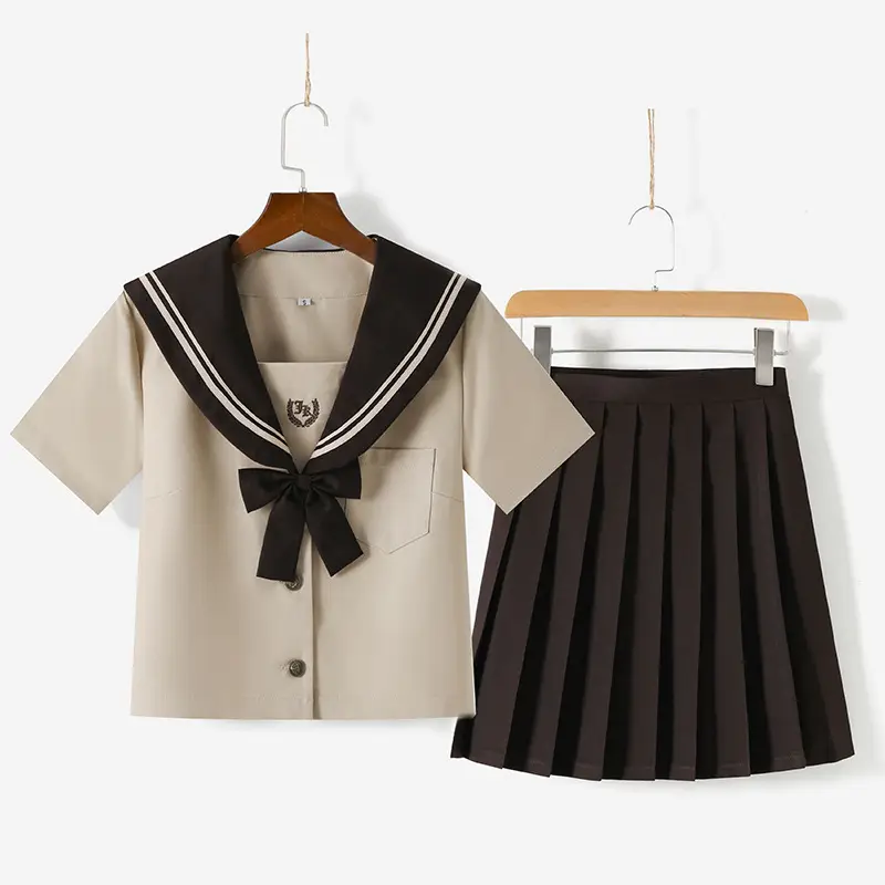 Black Pliated School Skirt for Girls Academic Style - Image 2