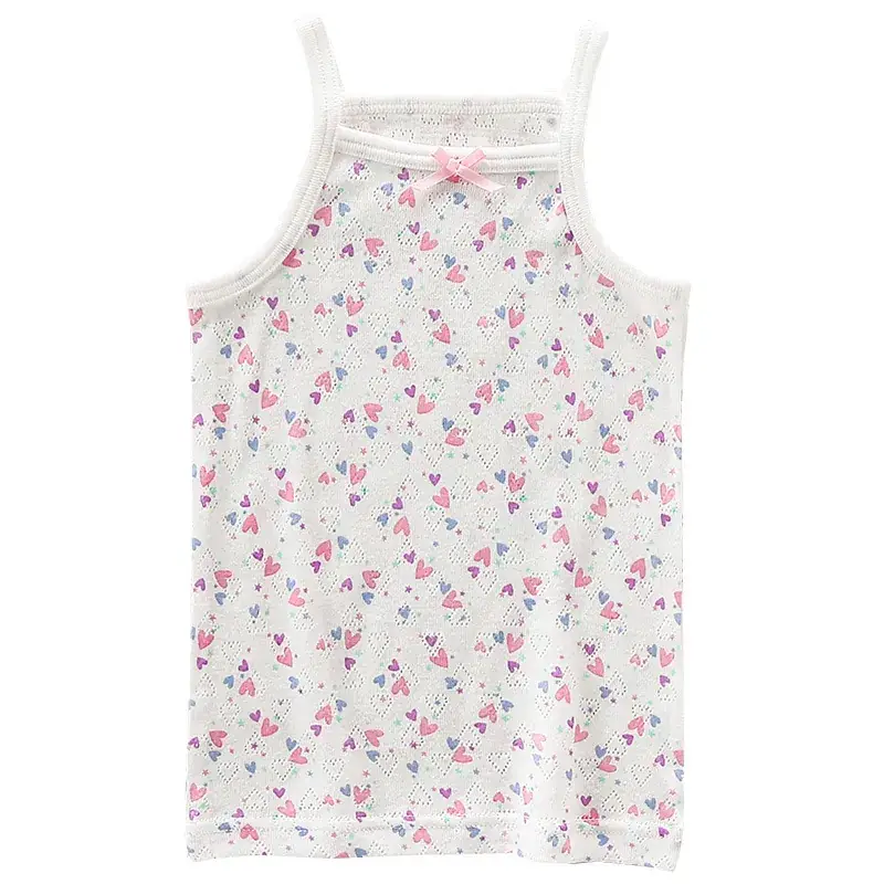 Summer Girls Cotton Sling Pajamas 3 Pcs Set