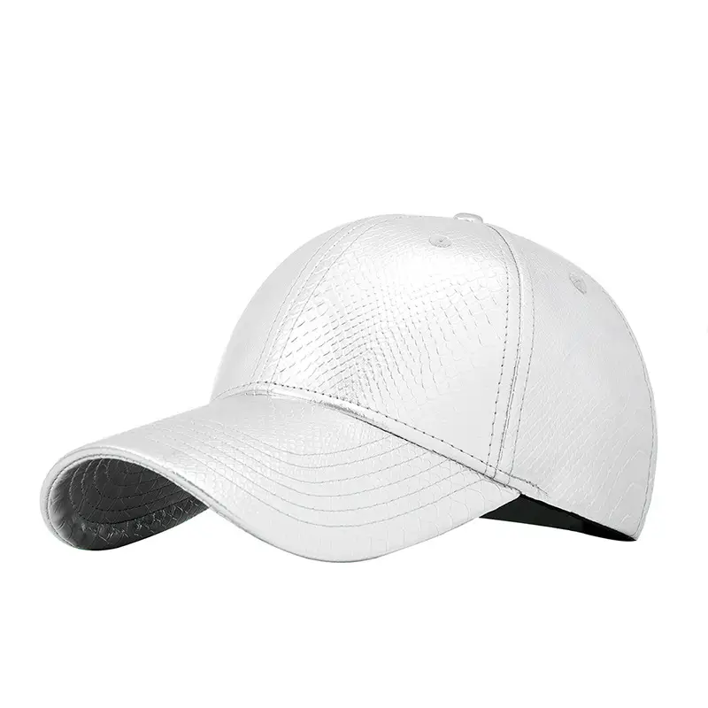 Silver Snake Pattern Baseball Cap for Men Women - Image 6