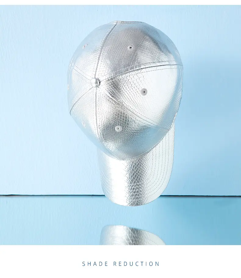 Silver Snake Pattern Baseball Cap for Men Women — feature 14