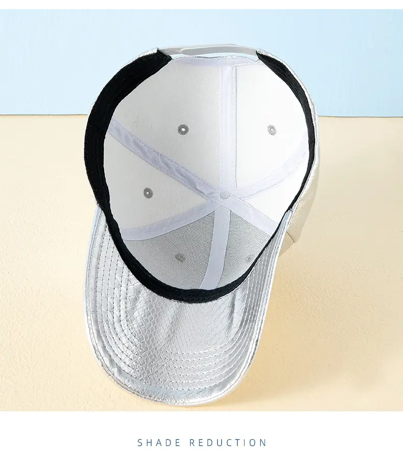 Silver Snake Pattern Baseball Cap for Men Women — feature 19