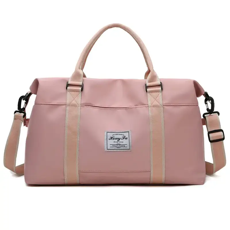 Light Blue Travel Bag for Women Men Shoulder Sports Yoga - Image 10