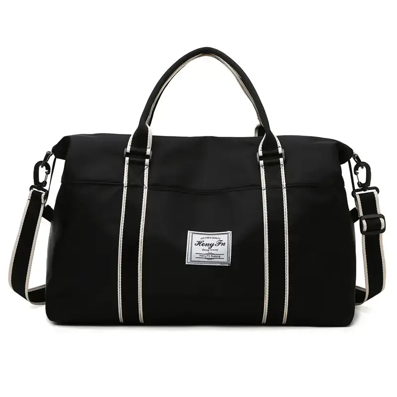 Light Blue Travel Bag for Women Men Shoulder Sports Yoga - Image 4