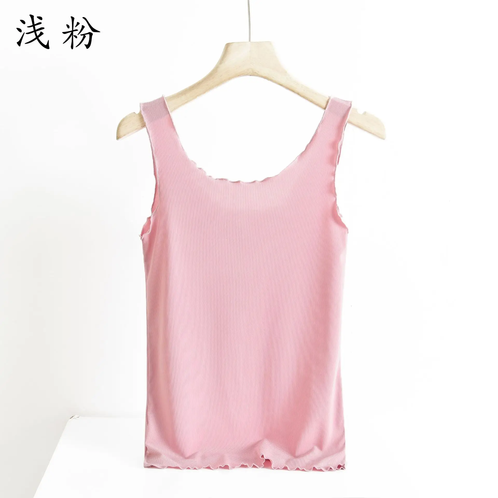 Black Ice Silk Sleeveless Women's Vest Large — feature 9
