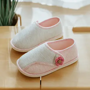 Confinement shoes summer thin breathable heel home shoes soft bottom cotton slippers women's indoor Spring and Autumn thick bottom slippers non-slip — feature 10