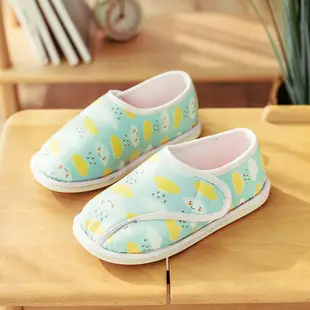 Confinement shoes summer thin breathable heel home shoes soft bottom cotton slippers women's indoor Spring and Autumn thick bottom slippers non-slip — feature 7