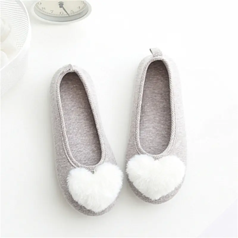 Confinement shoes summer thin breathable heel home shoes soft bottom cotton slippers women's indoor Spring and Autumn thick bottom slippers non-slip