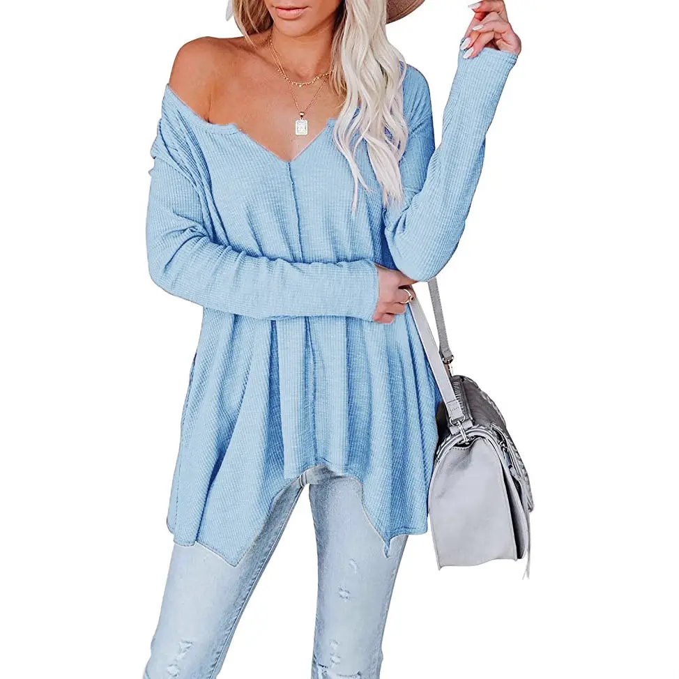 2023 Women's Knitted T-Shirt Pullover Set - Image 8