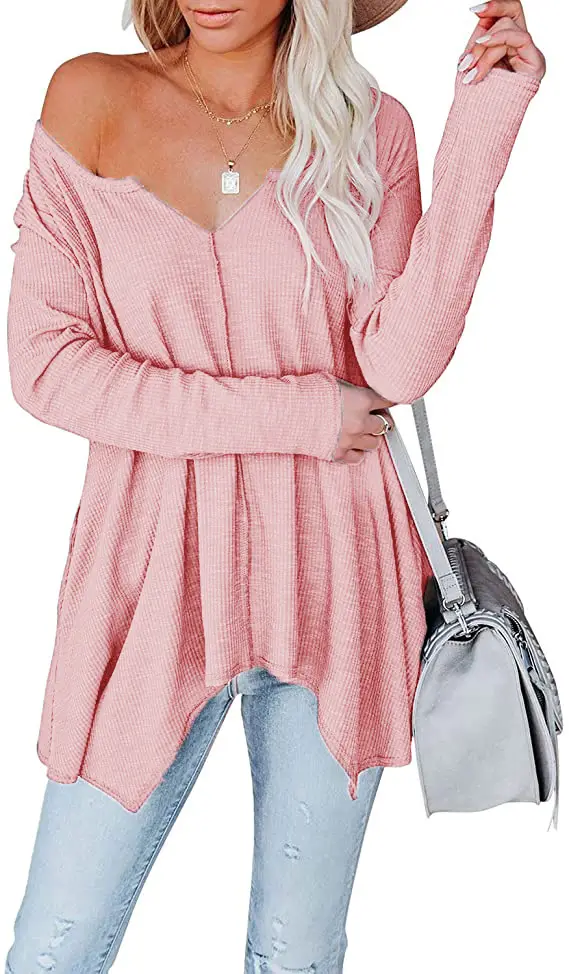 2023 Women's Knitted T-Shirt Pullover Set - Image 3