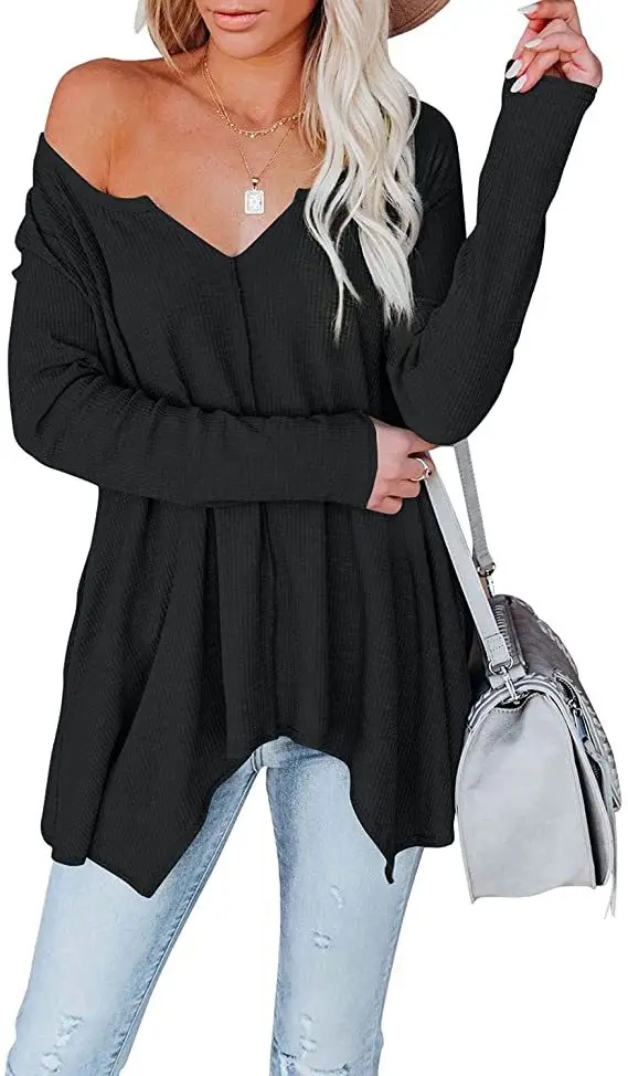2023 Women's Knitted T-Shirt Pullover Set - Image 5