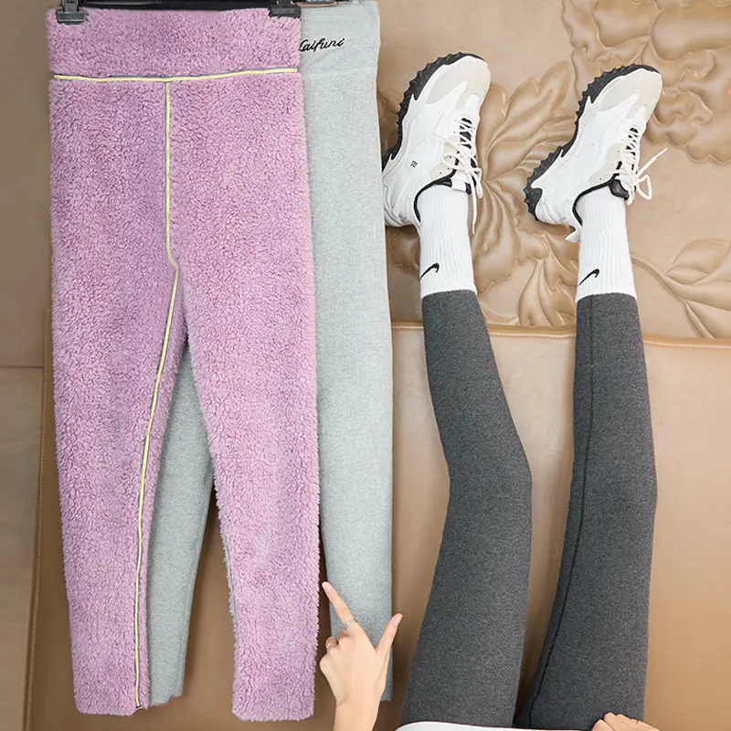 Fleece Lined Warm Leggings for Women Large - Image 8